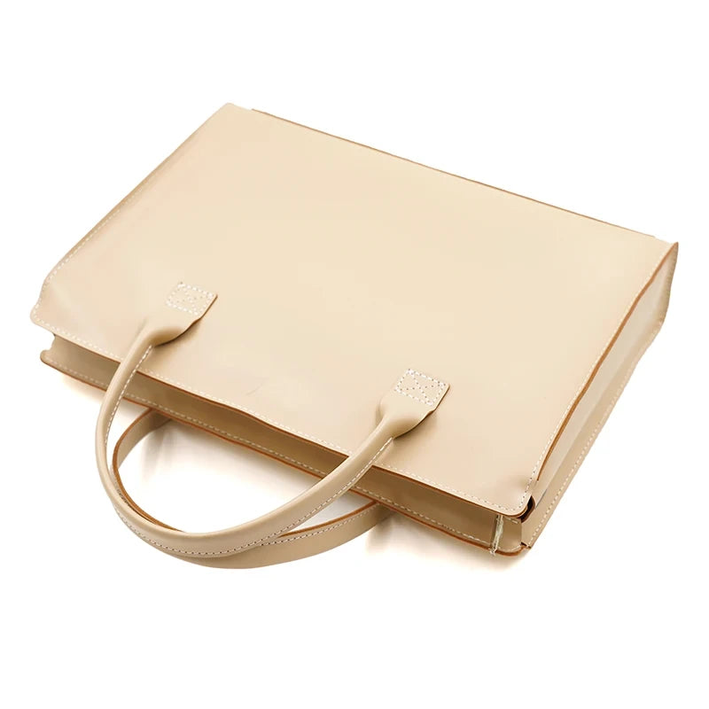 Leather Laptop Tote