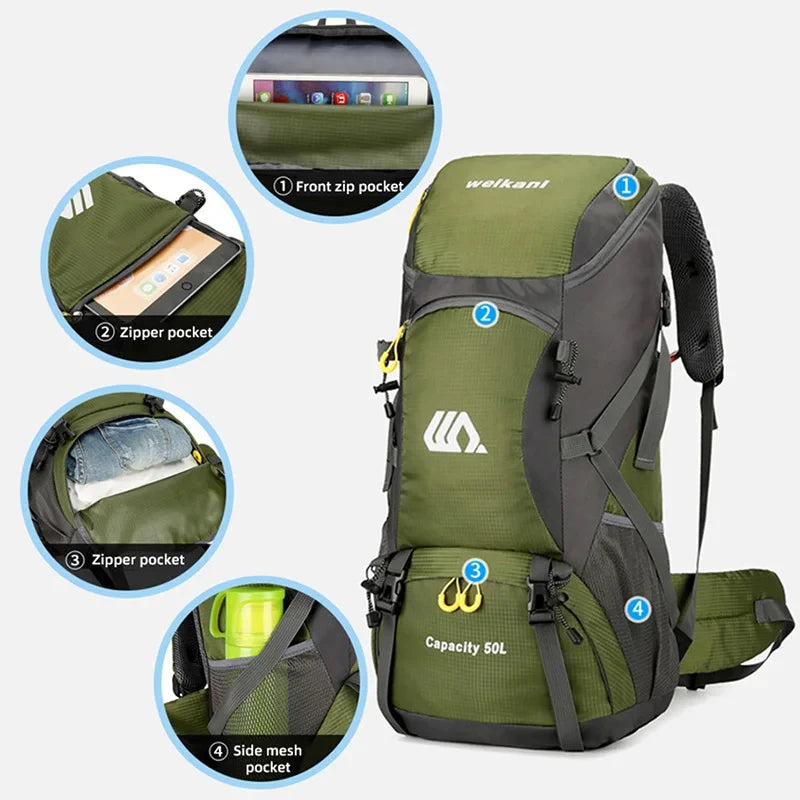 Large Capacity Mountain Hiking Backpack