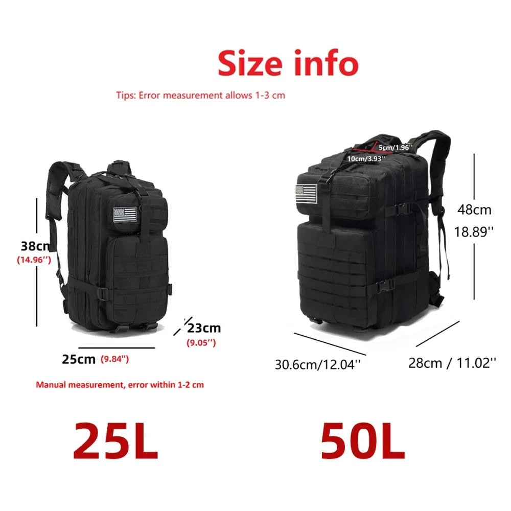 Tactical Waterproof Trekking Backpack