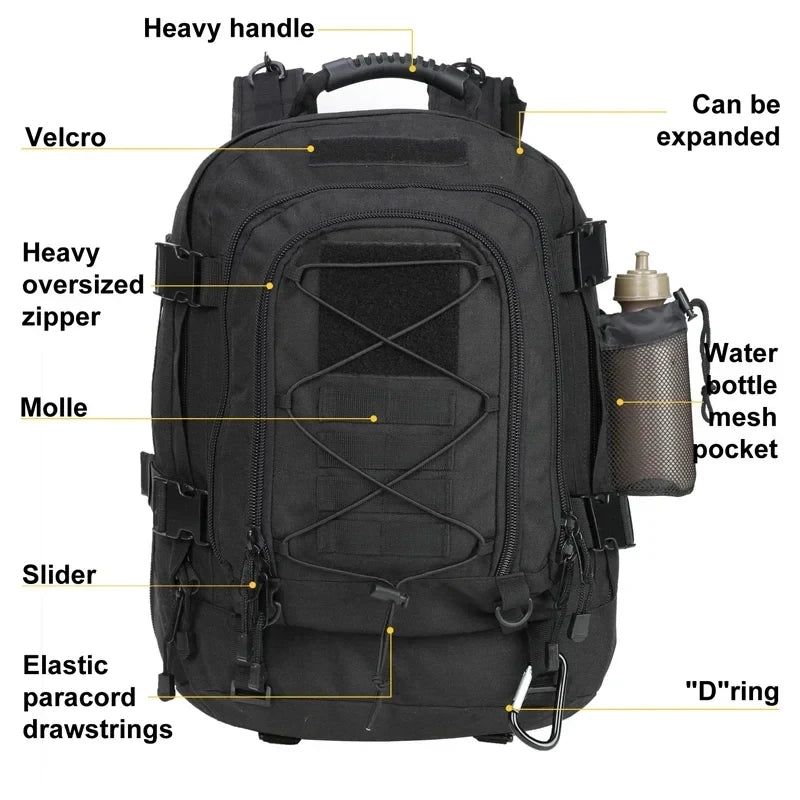 Tactical 60L Hiking Backpack