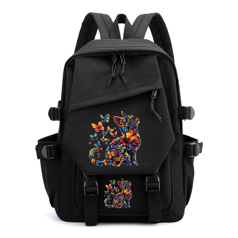 Colorful Floral Cartoon Backpack