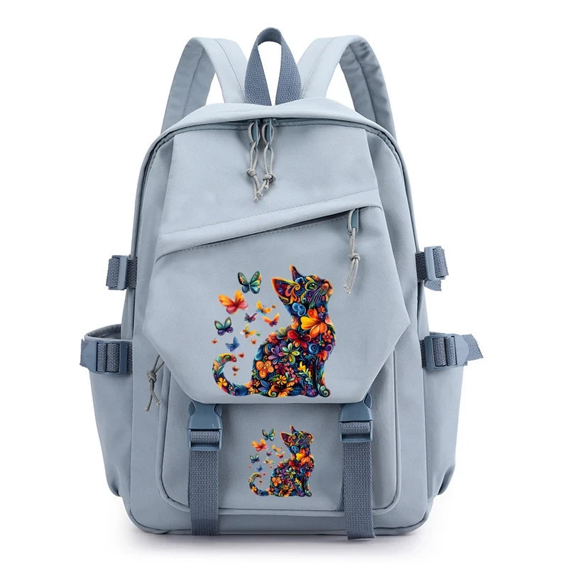 Colorful Floral Cartoon Backpack