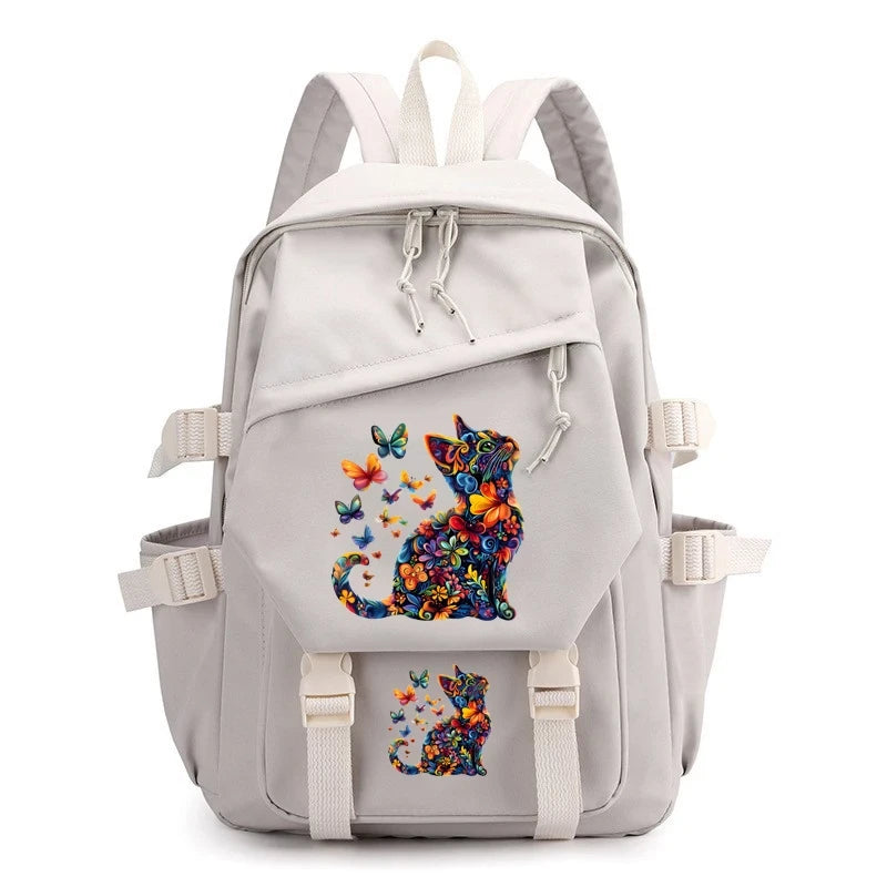 Colorful Floral Cartoon Backpack