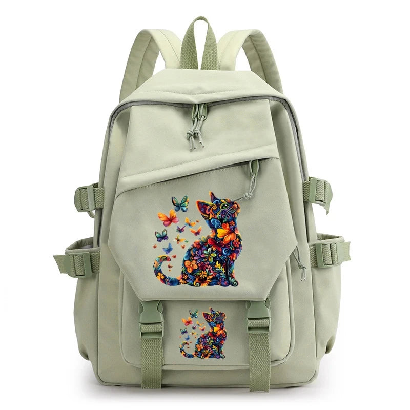 Colorful Floral Cartoon Backpack
