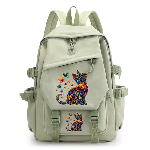 Colorful Floral Cartoon Backpack