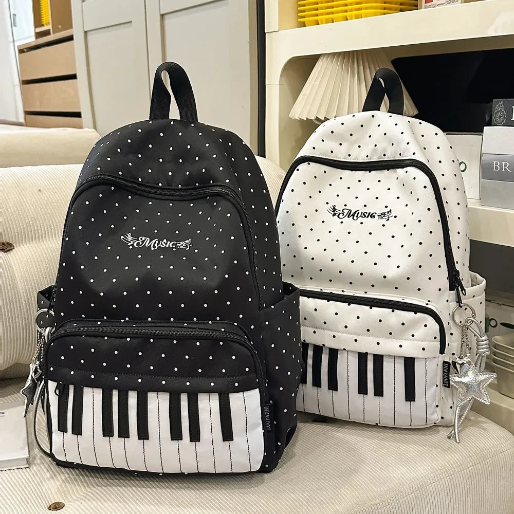 Polka Dot Student Backpack