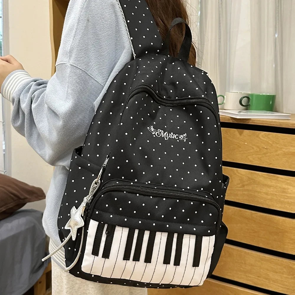 Polka Dot Student Backpack