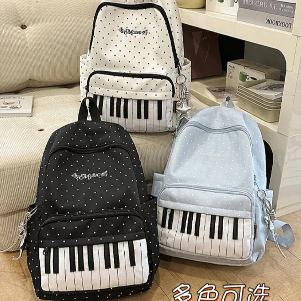 Polka Dot Student Backpack