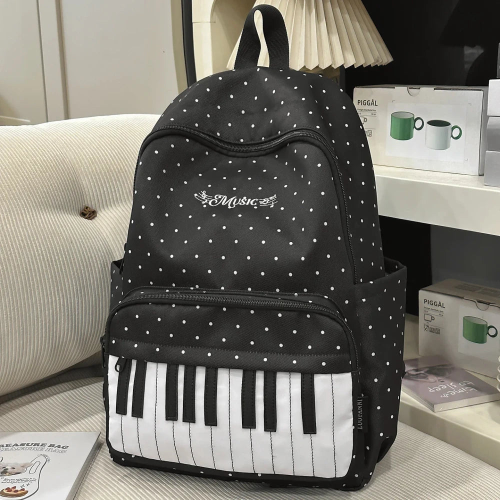 Polka Dot Student Backpack