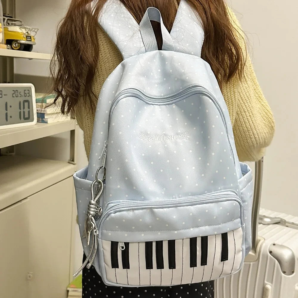 Polka Dot Student Backpack