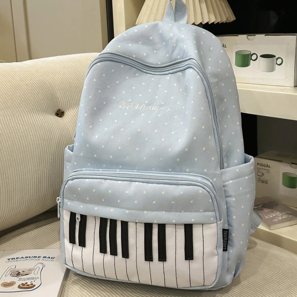 Polka Dot Student Backpack