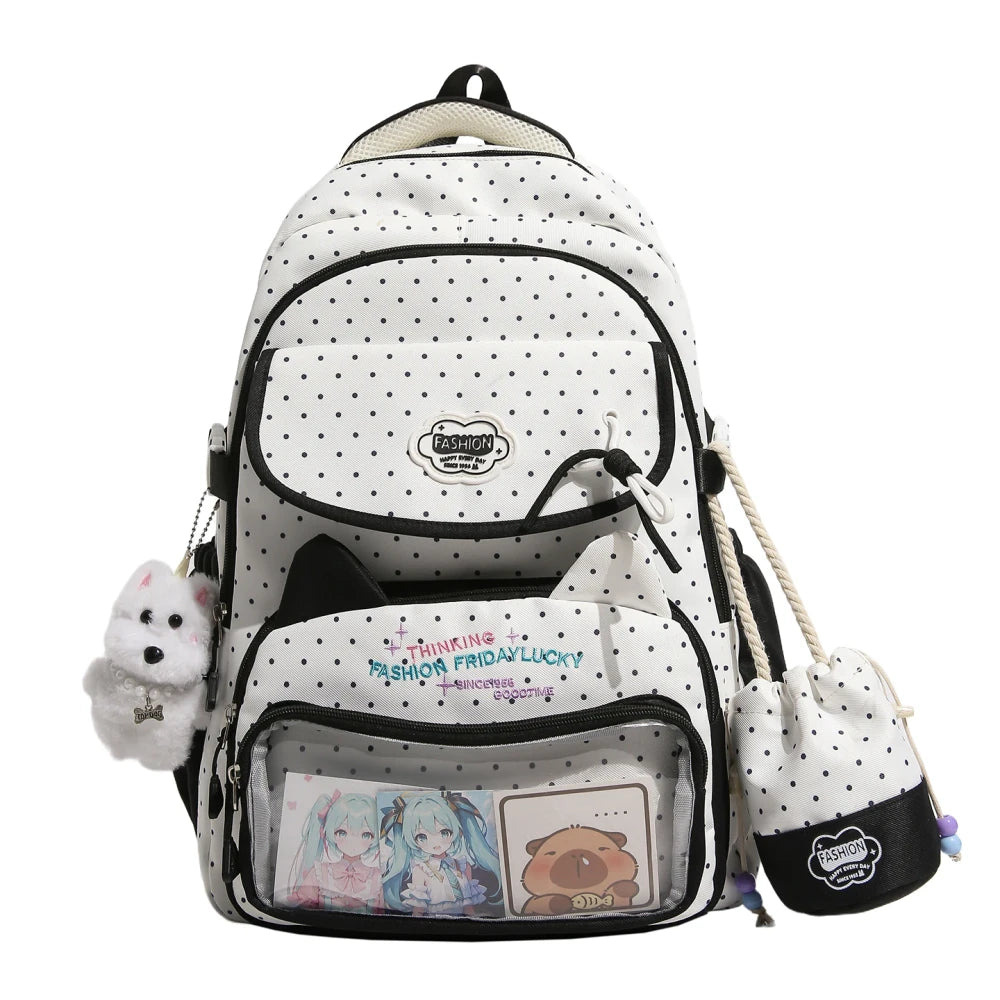 Polka Dot Ita Student Backpack
