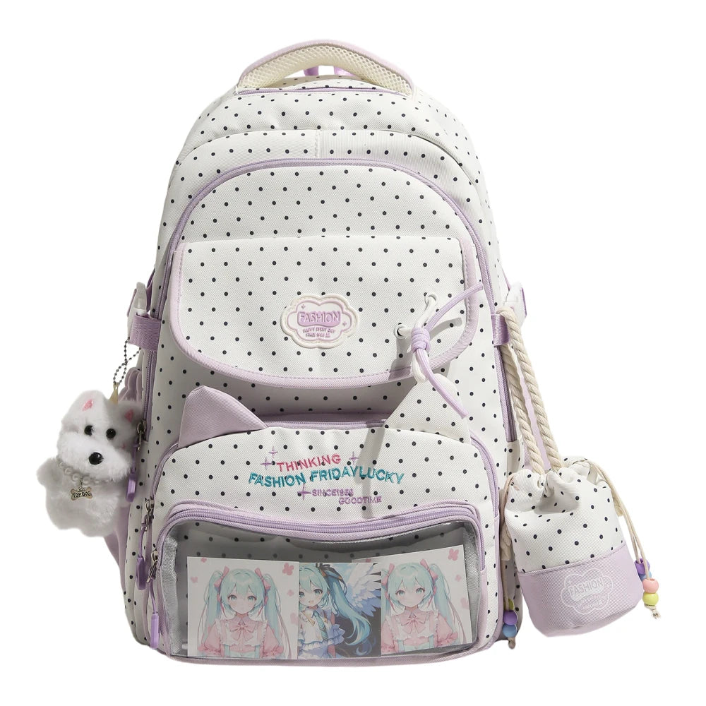 Polka Dot Ita Student Backpack