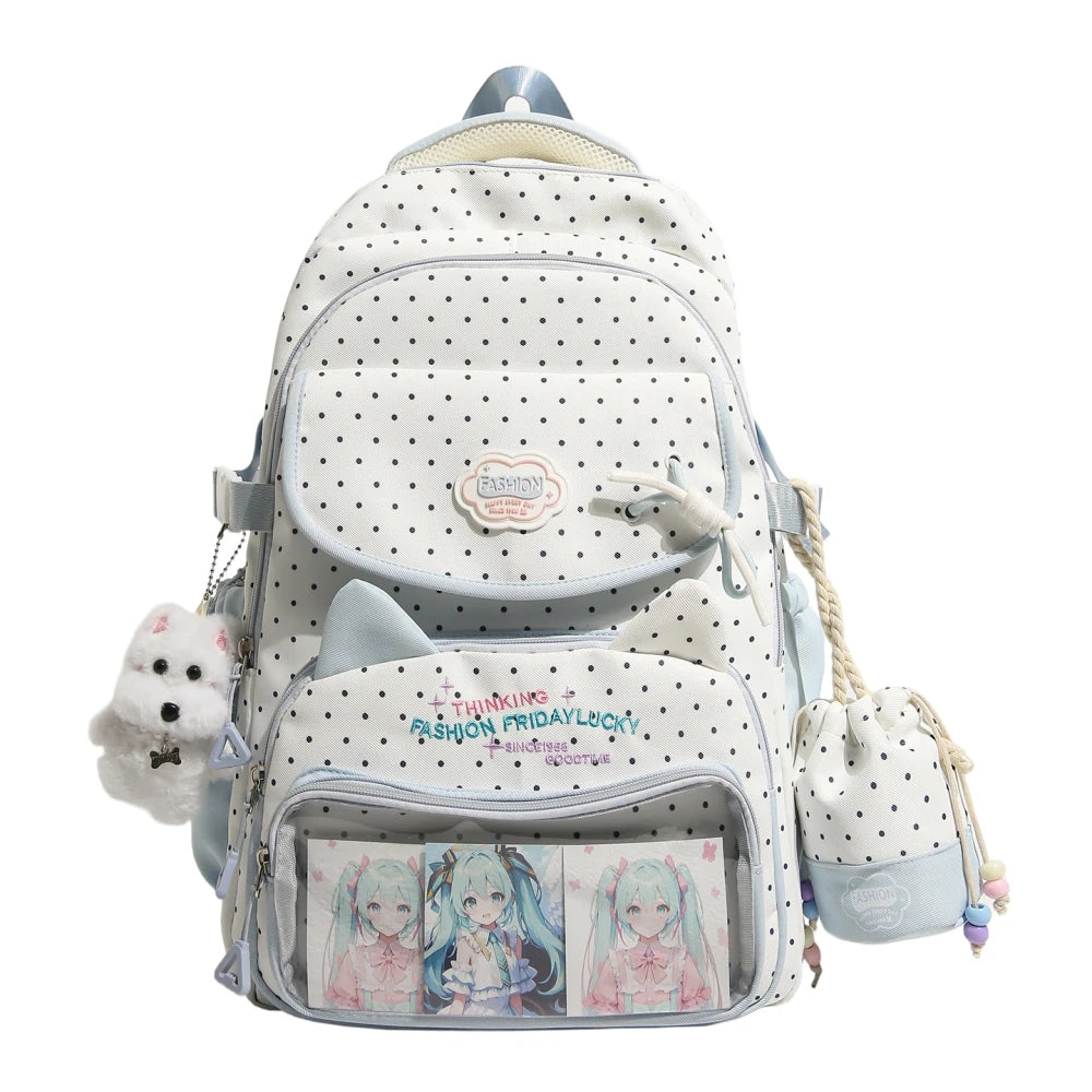 Polka Dot Ita Student Backpack