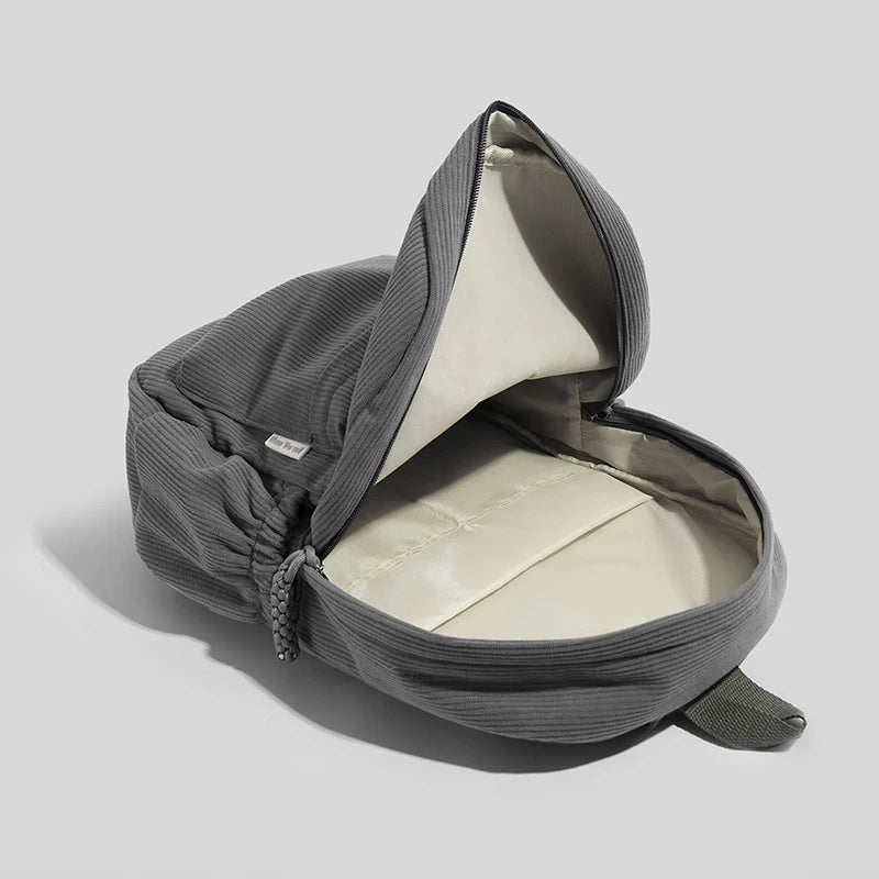 Large Capacity Corduroy Backpack