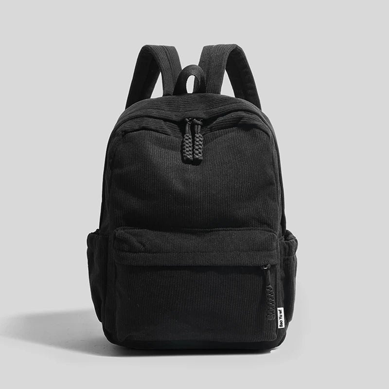 Large Capacity Corduroy Backpack