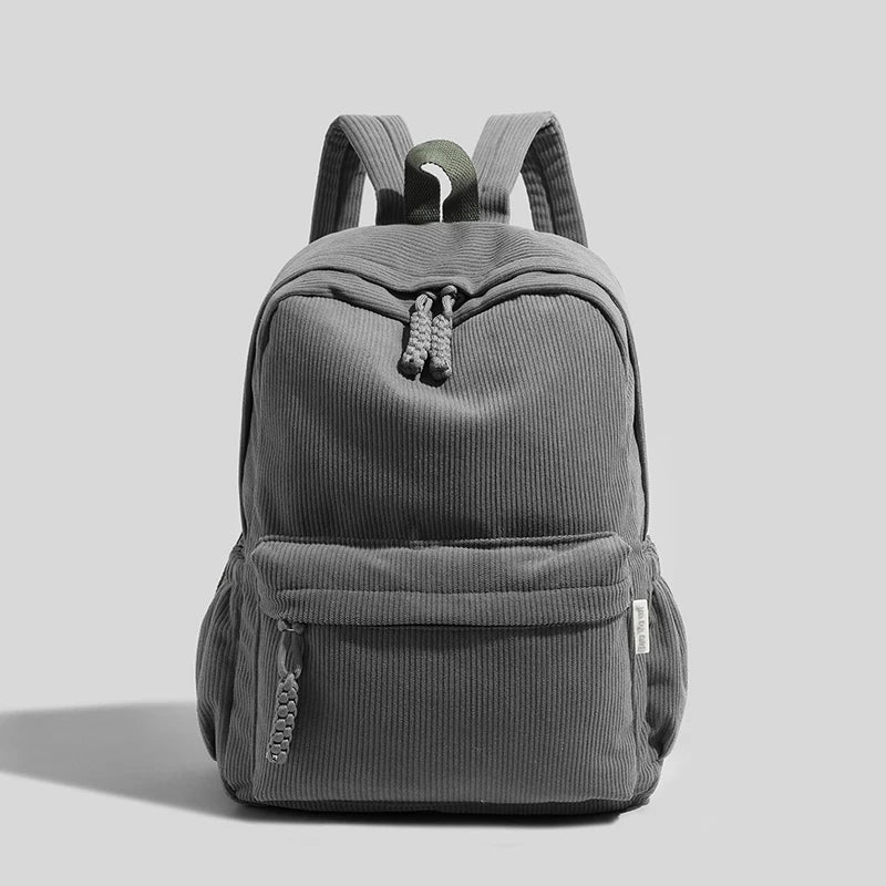 Large Capacity Corduroy Backpack