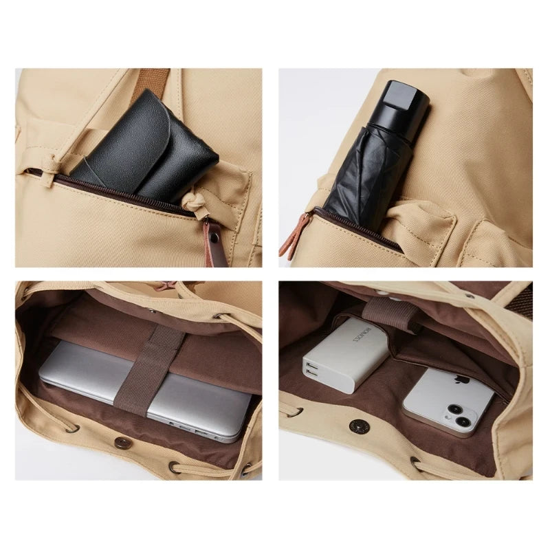 Vintage Laptop Commuter Backpack