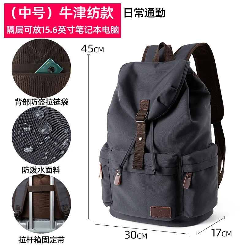 Vintage Laptop Commuter Backpack