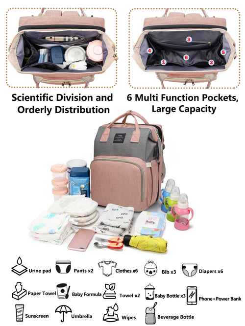 Convertible Diaper Backpack