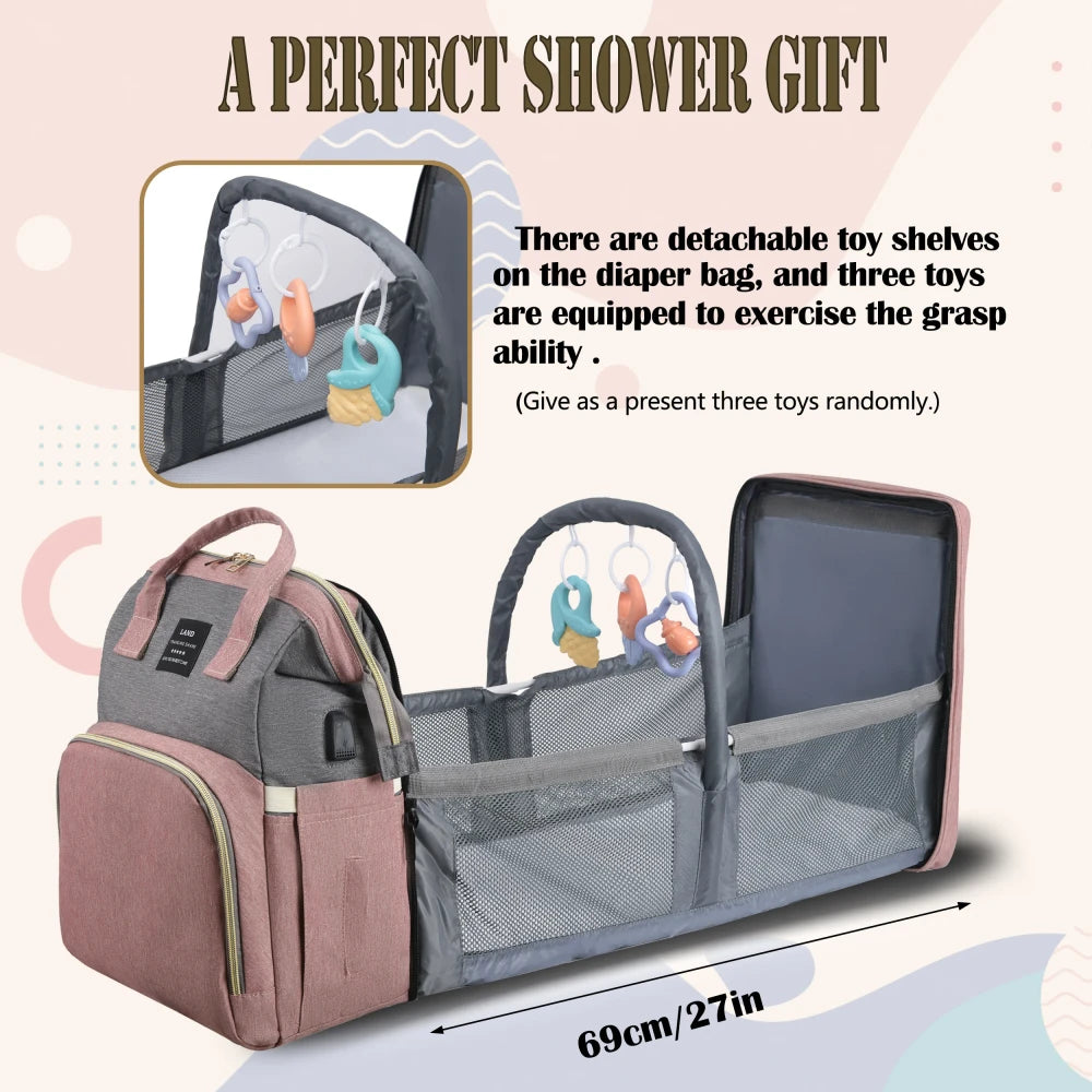 Convertible Diaper Backpack