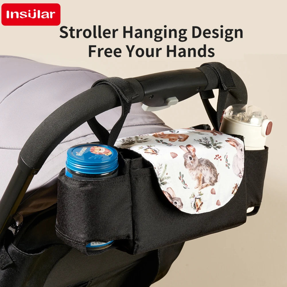 Print Stroller Diaper Bag