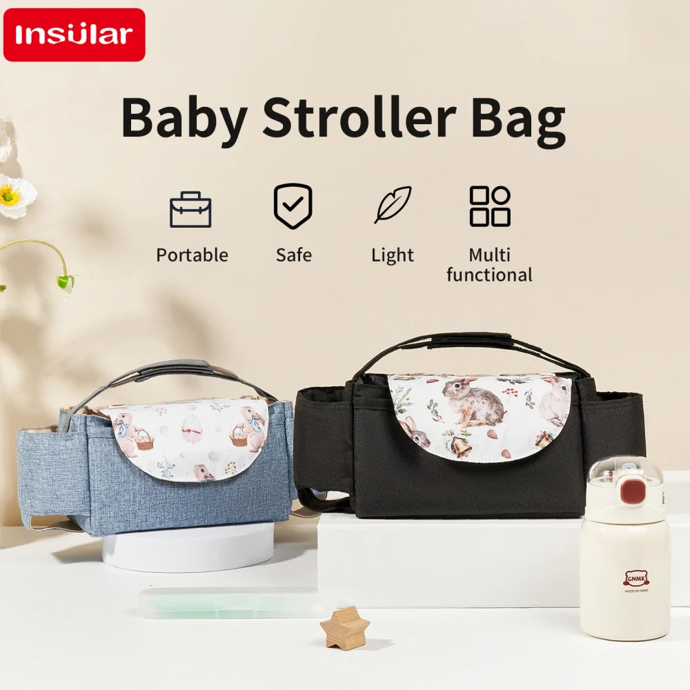 Print Stroller Diaper Bag