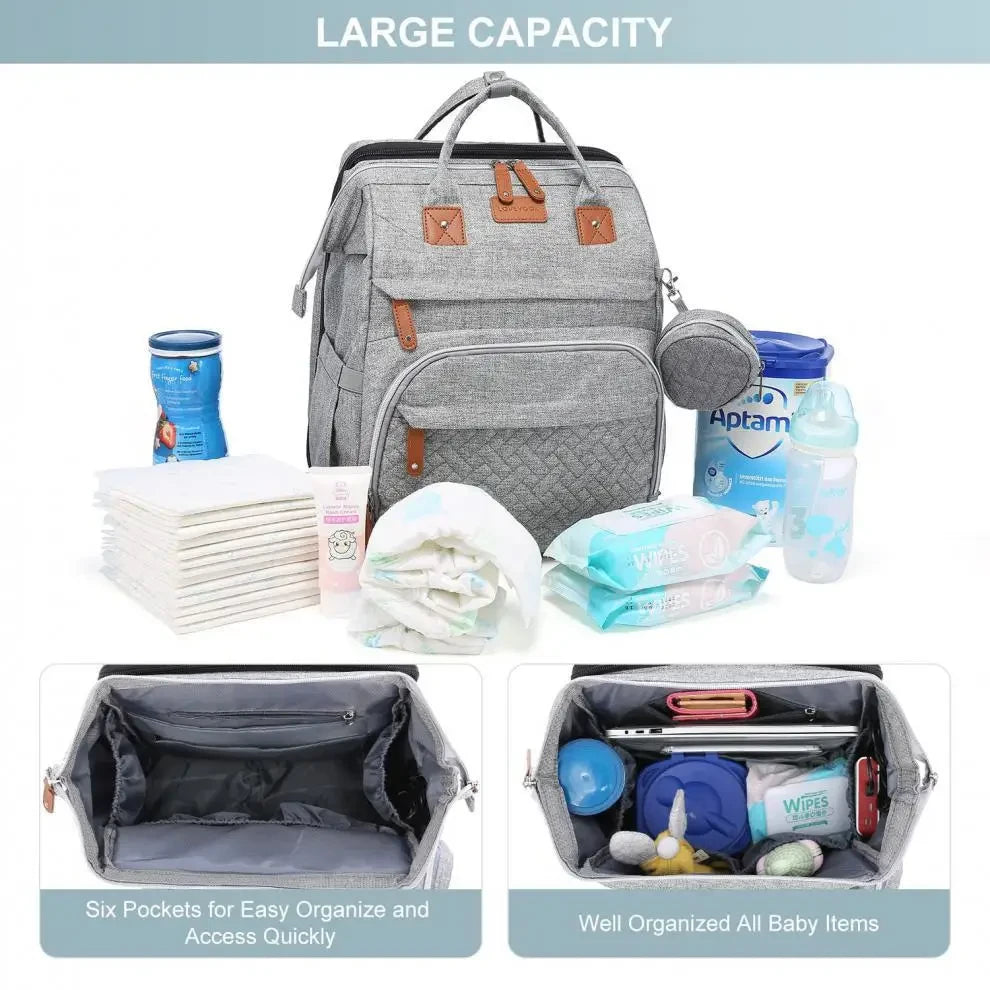 Travel Ready Diaper Backpack