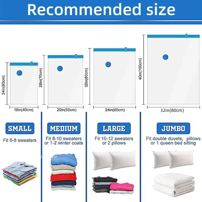 Compression Vacuum Storage Bags
