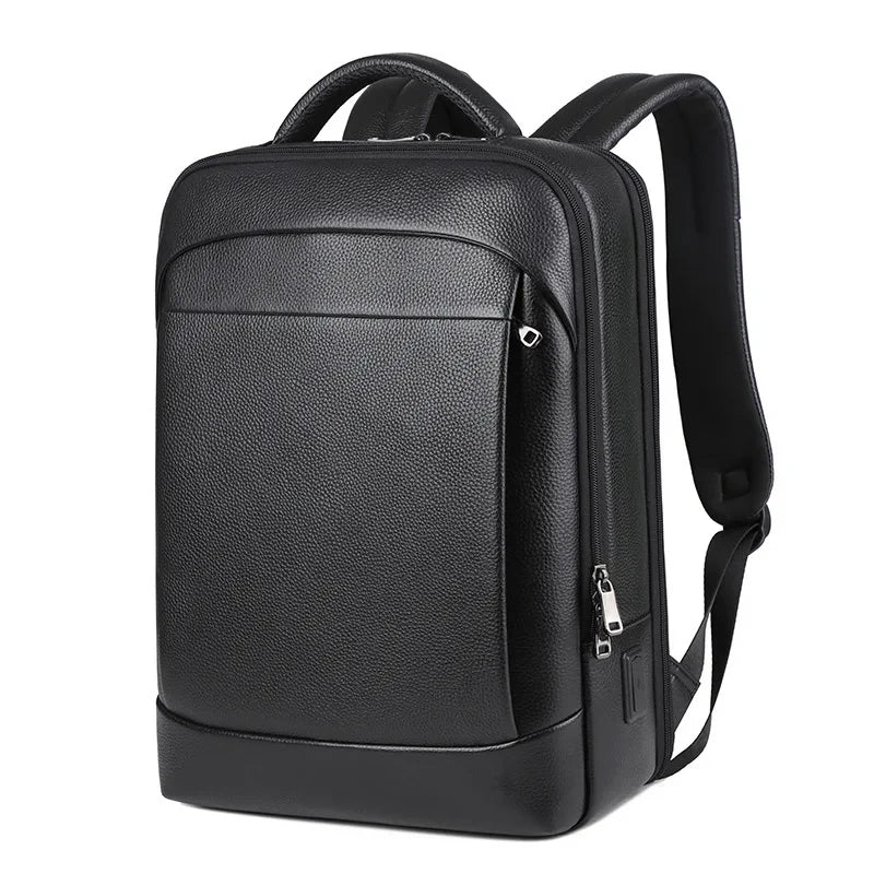 Genuine Leather Laptop Backpack