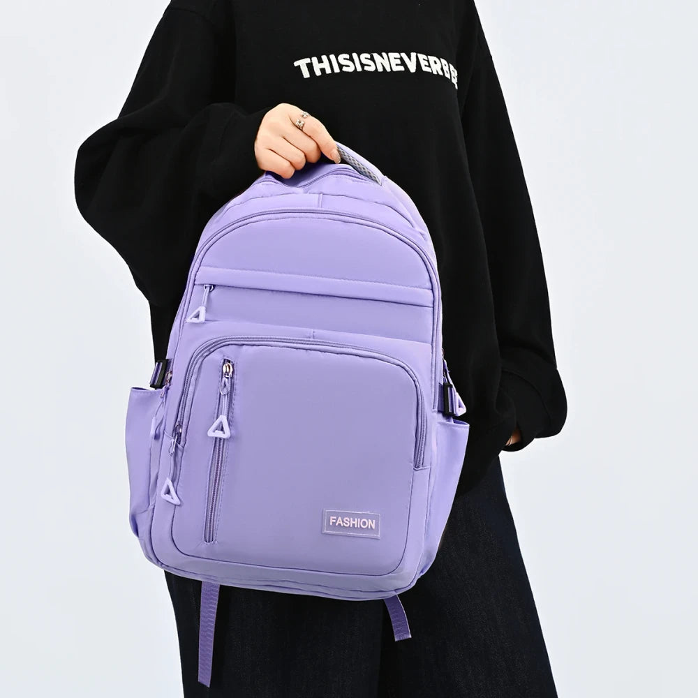 Lightweight Nylon School Backpack