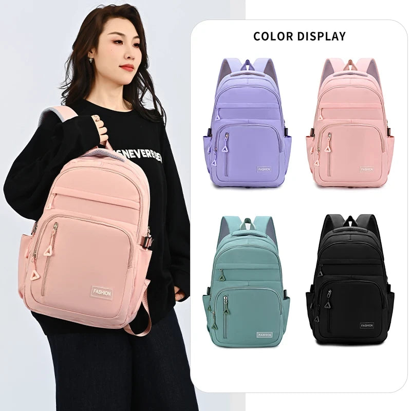 Lightweight Nylon School Backpack