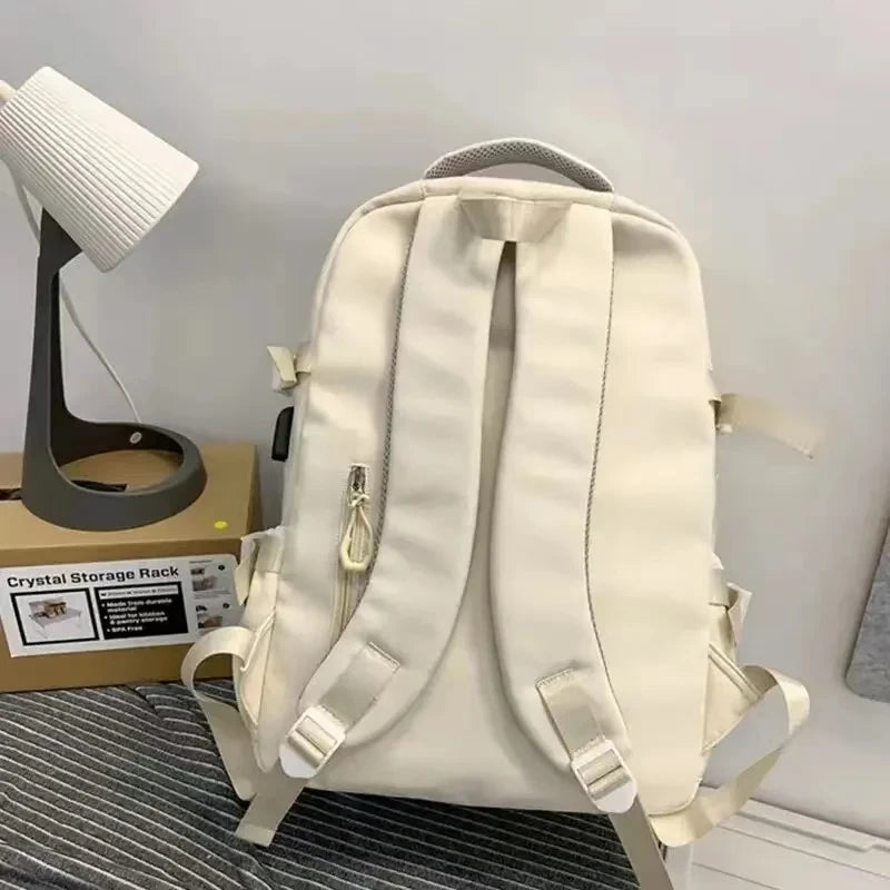 College Canvas Laptop Backpack