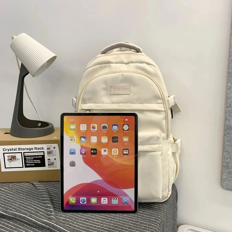 College Canvas Laptop Backpack