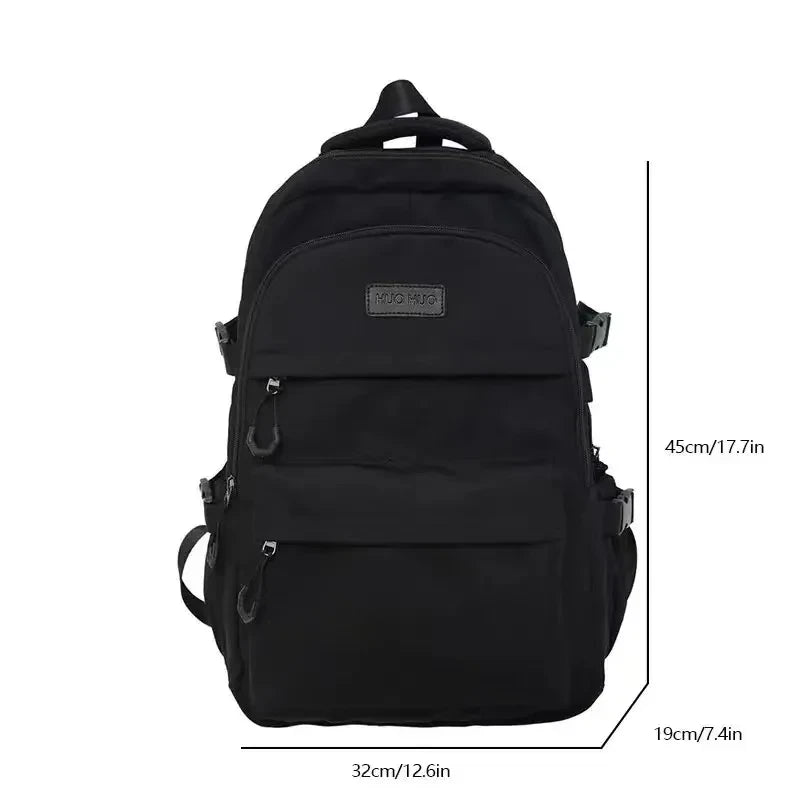 College Canvas Laptop Backpack