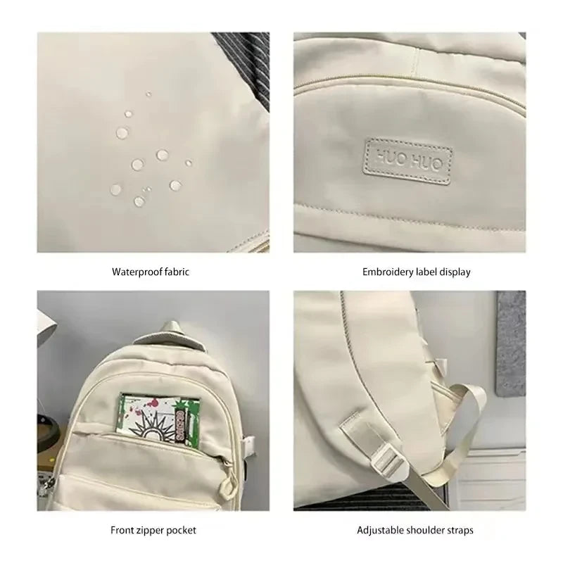 College Canvas Laptop Backpack