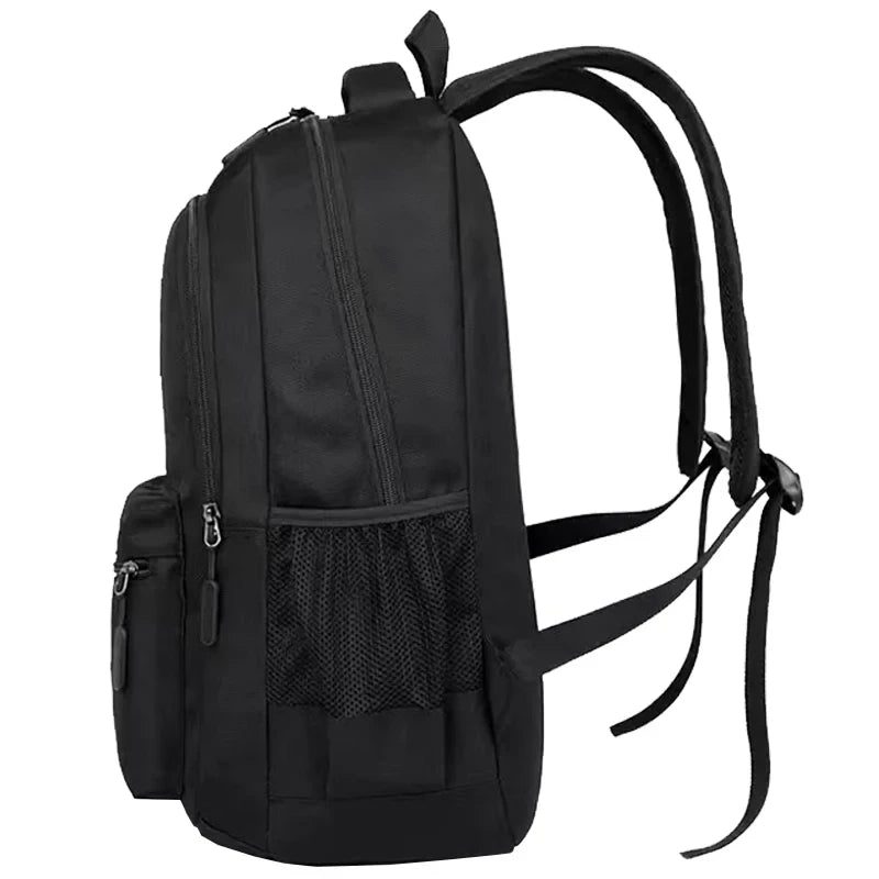 Casual Black School Backpack