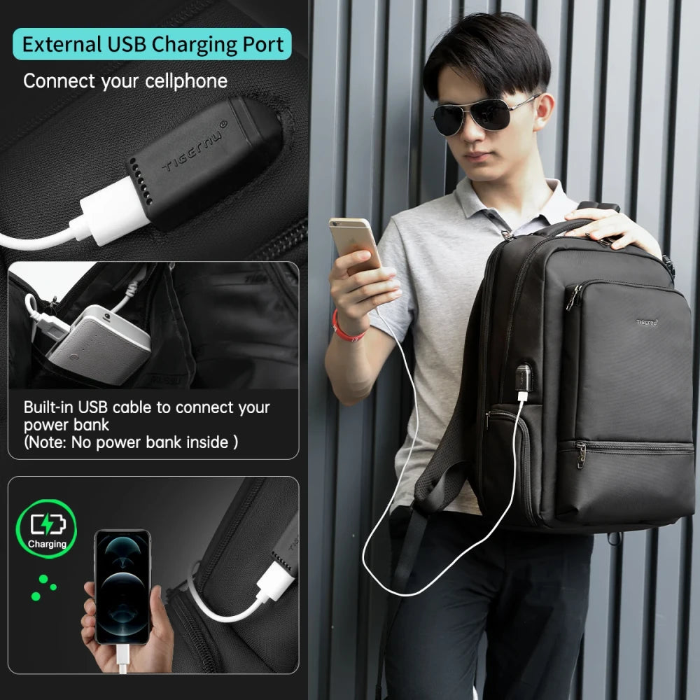 Nylon Anti-Theft Laptop Backpack