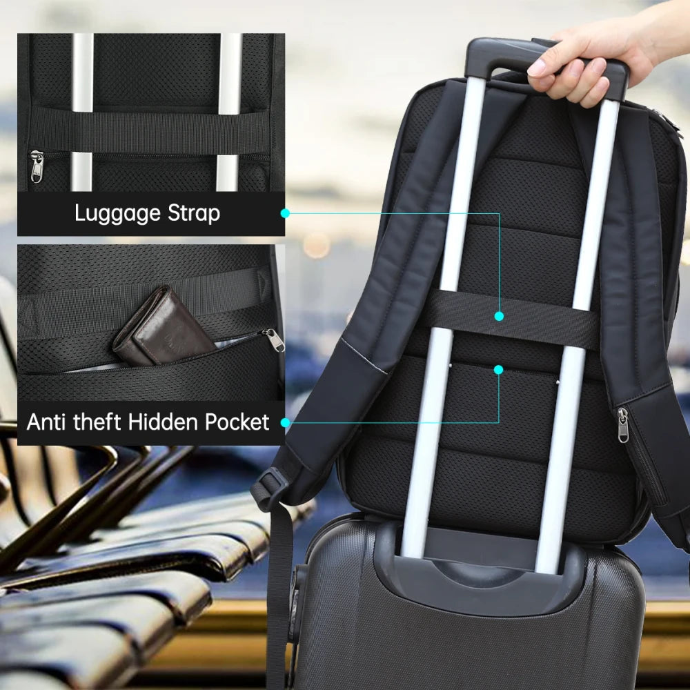 Nylon Anti-Theft Laptop Backpack
