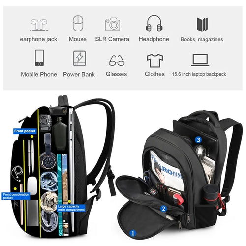 Anti Theft Laptop Backpack