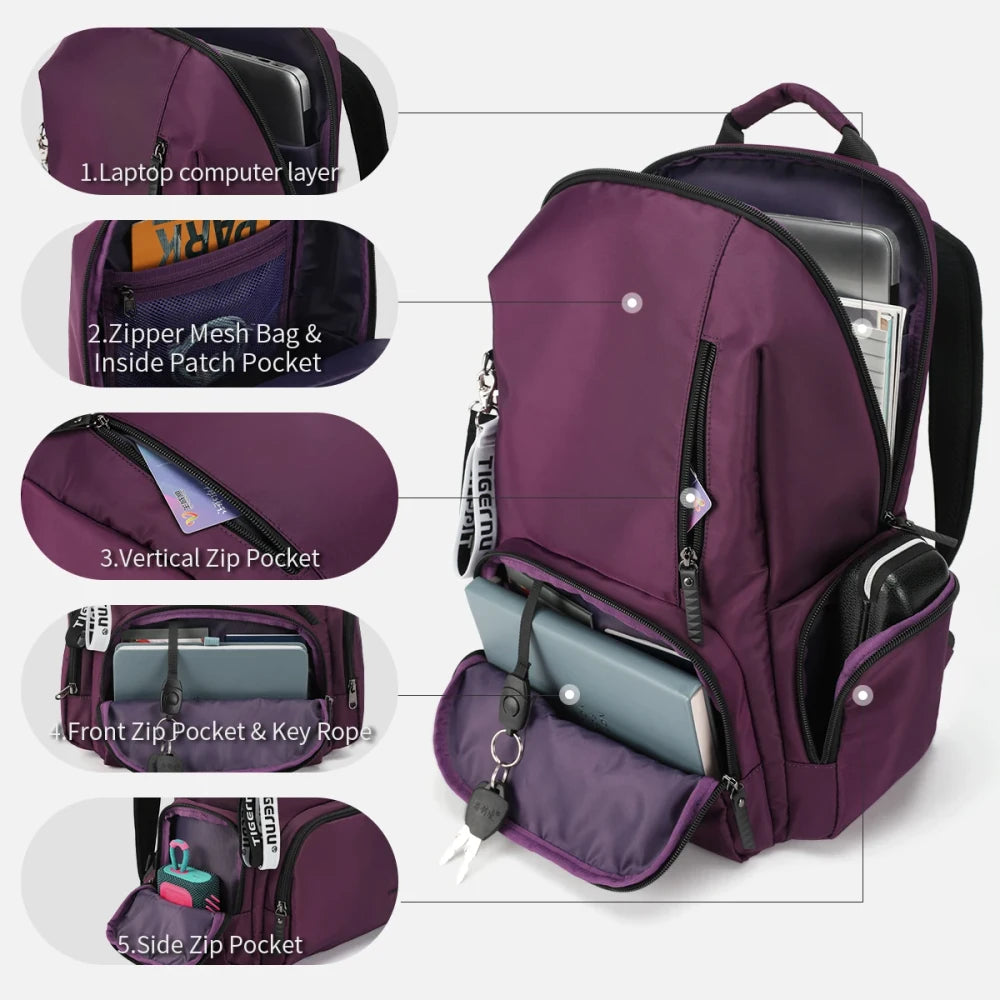 Water Resistant School Backpack