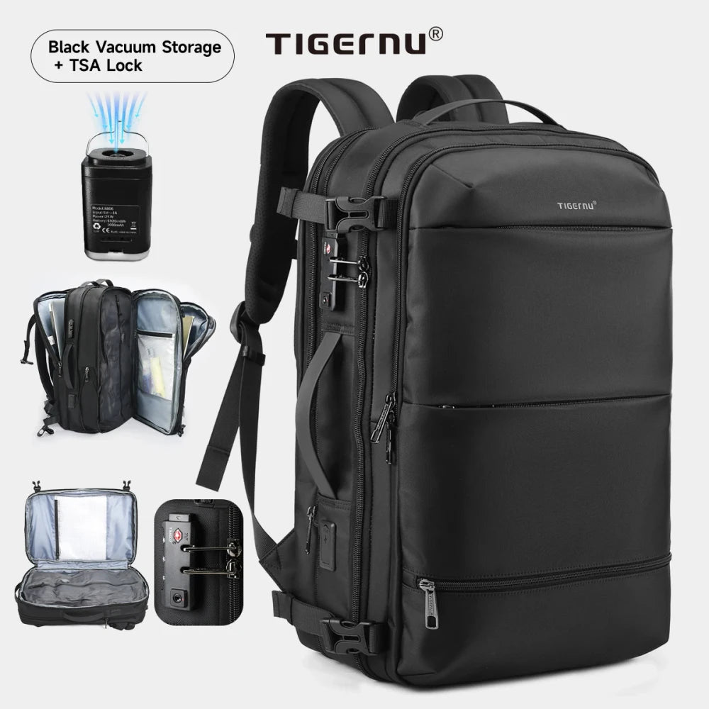 Nylon Vacuum Compression Travel Backpack