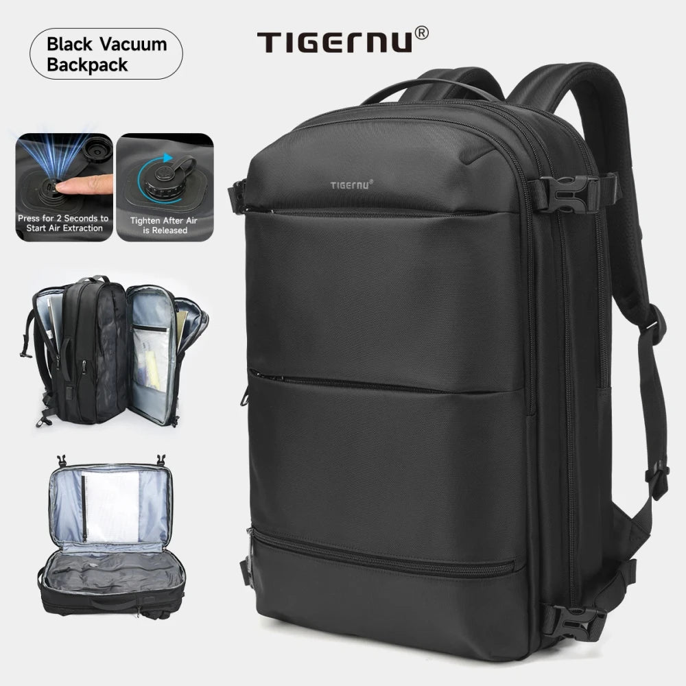 Nylon Vacuum Compression Travel Backpack