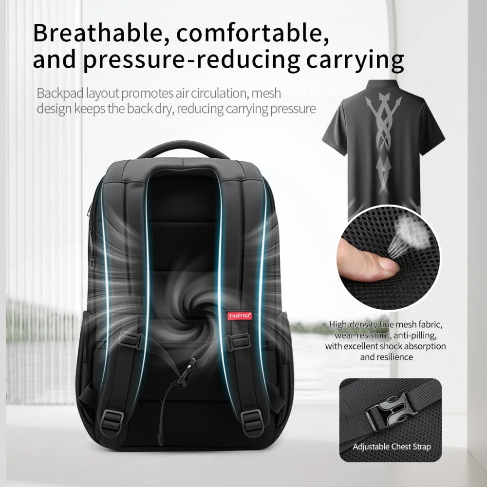 Waterproof Nylon Laptop Travel Backpack