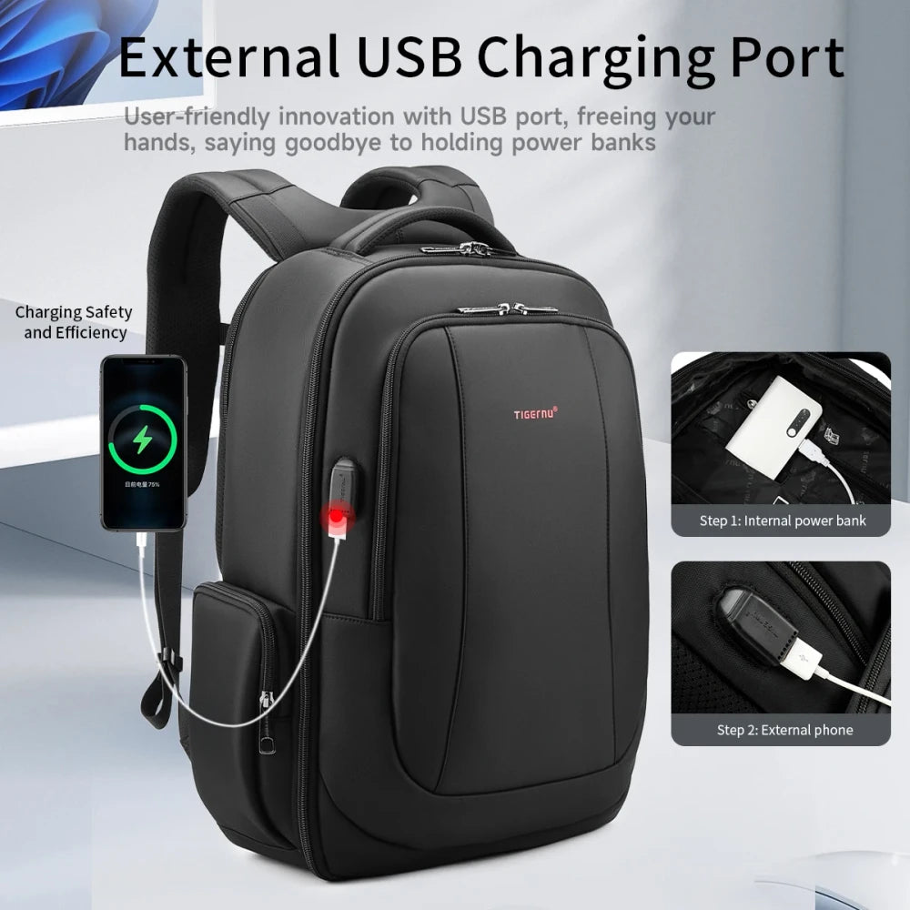 Waterproof Nylon Laptop Travel Backpack