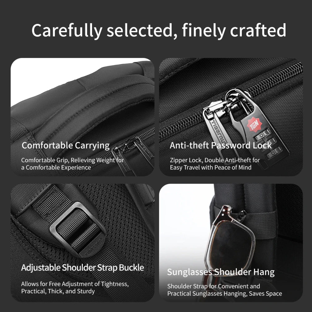 Waterproof Nylon Laptop Travel Backpack