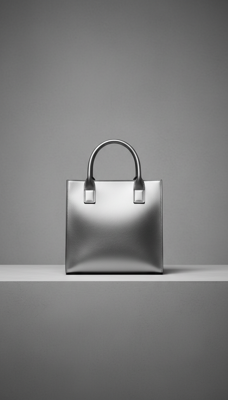 Slim Crossbody With Architectural Stitching