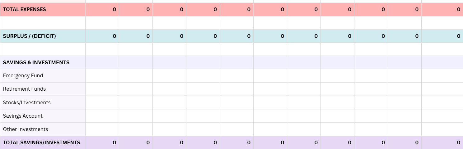 Expense Tracker - Personal Financial Template